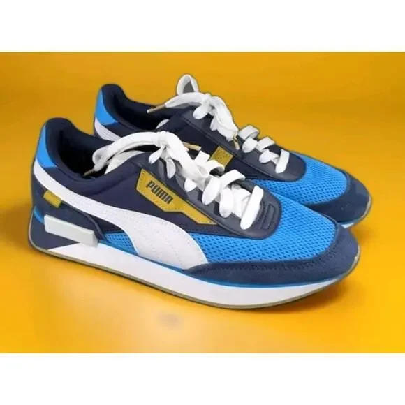 Limited Edition PUMA Future Rider Olympique de Marseille Sneakers Mens 7 Blue